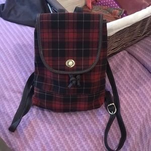 Brandy Melville Plaid Backpack